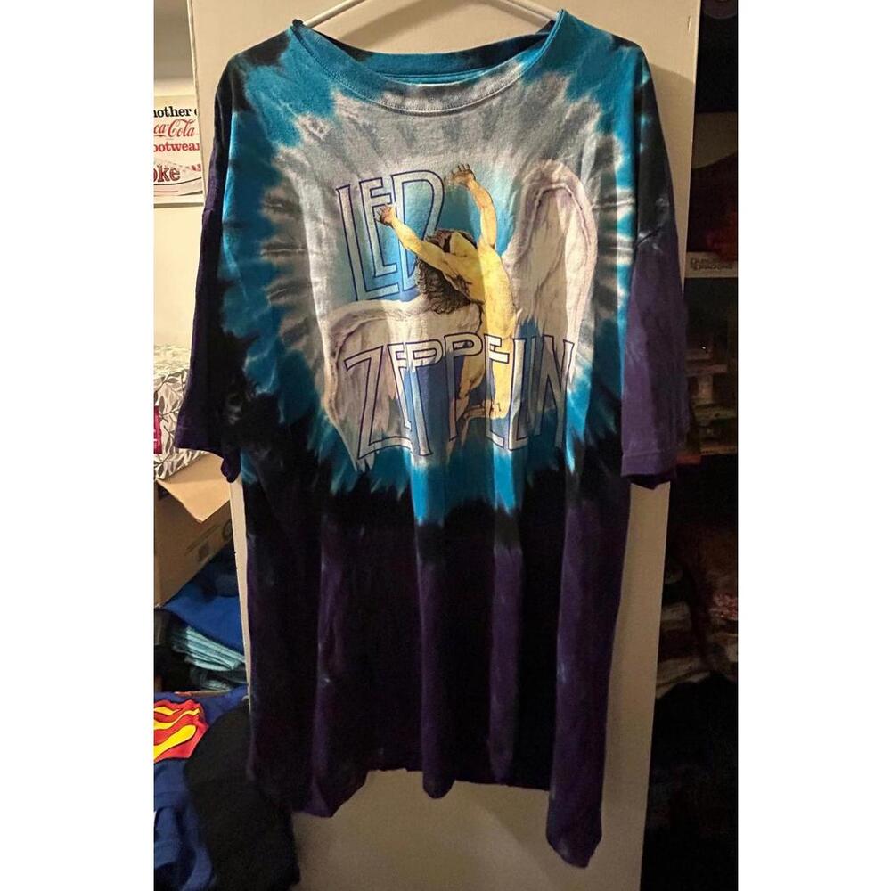 Led Zeppelin Tie-Dye Short Sleeve T-Shirt Mens XXL